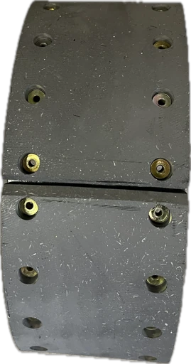 Колодка тормозная литая Евро-1 чугунная в сборе с накладками