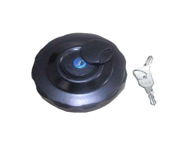 Крышка топливного бака полуоборотная с ключом и защитой пластик