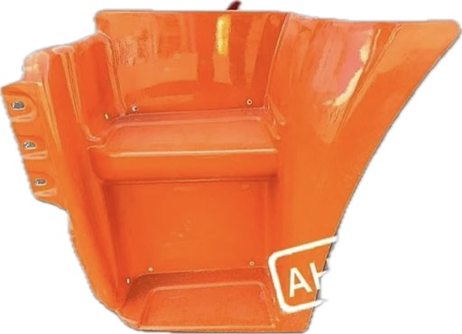 Щиток подножки (двойной) левый окрашенный